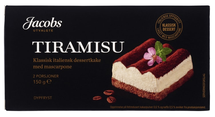 Tiramisu Italiensk 2x75g Jacobs Utvalgte