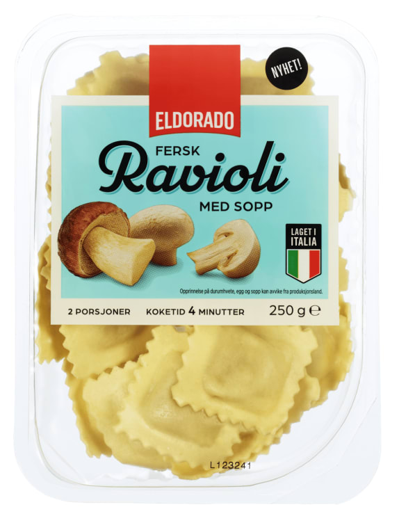 Bilde av Ravioli m/Sopp 250g Eldorado