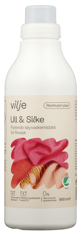 Vilje Tøyvask Ull&silke Flytende 900ml