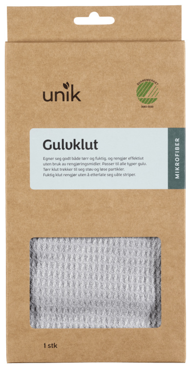 Gulvklut Mikrofiber 50x40cm 1stk Unik