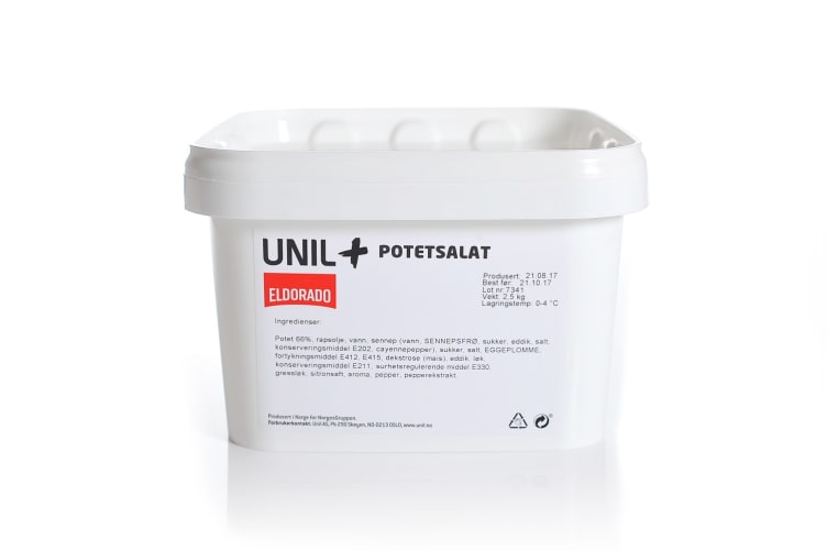 Potetsalat 2,5kg Unil+