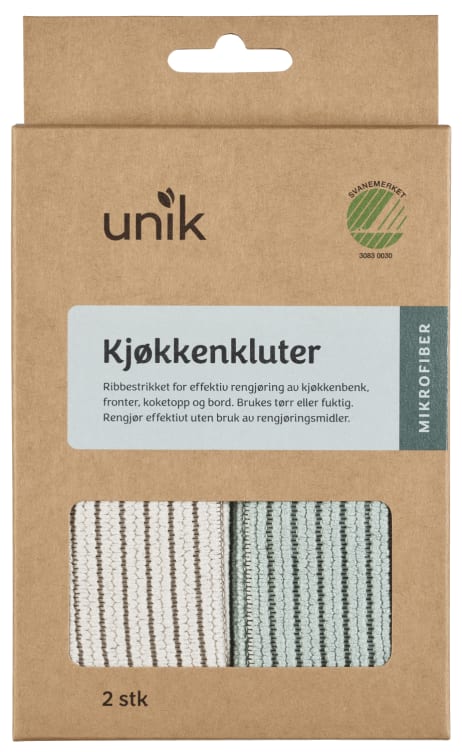 Product Image for Kjøkkenklut Mikrofiber 2pk Unik