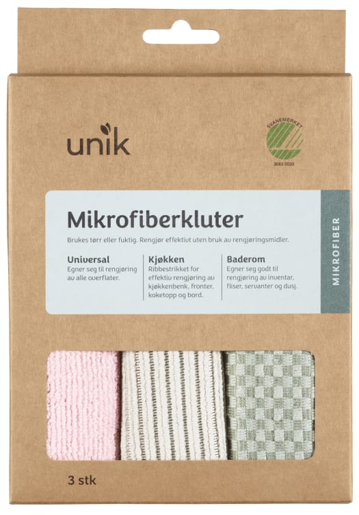 Bilde av Mikrofiber Klut Mix 3pk Unik