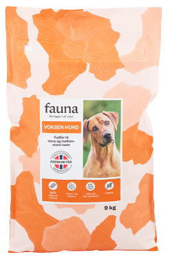 Fauna Voksen Hund Tørrfor 9kg