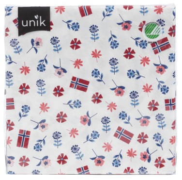 Serviett 17.Mai Design 2 20stk Unik