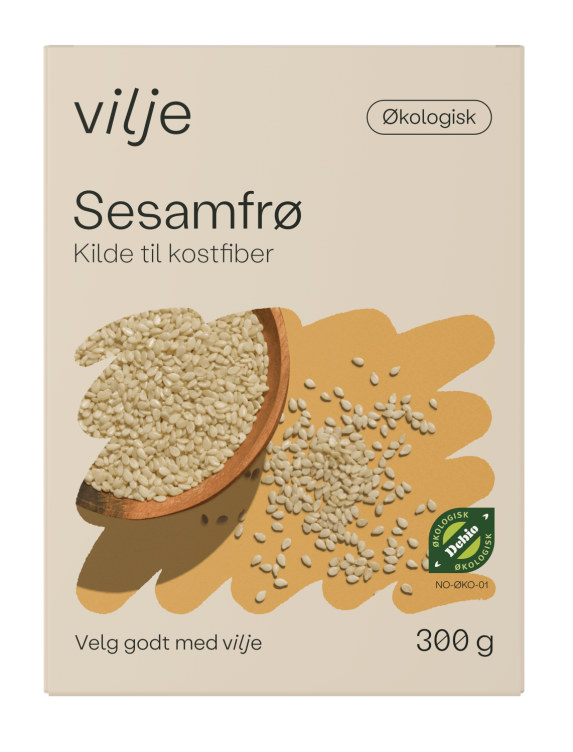 Sesamfrø Økologisk 300g Vilje