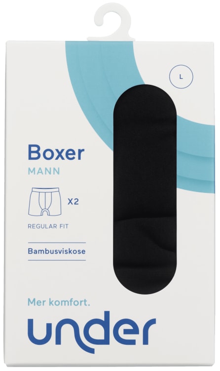 Product Image for Boxershorts Bambus Sort L 2pk Under