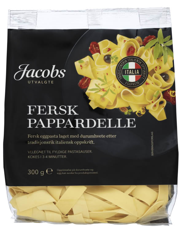 Pappardelle Fersk 300g Jacobs Utvalgte