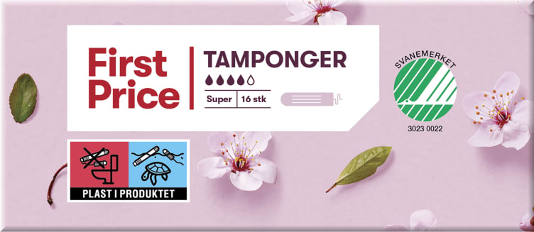 Tamponger Super 16stk First Price