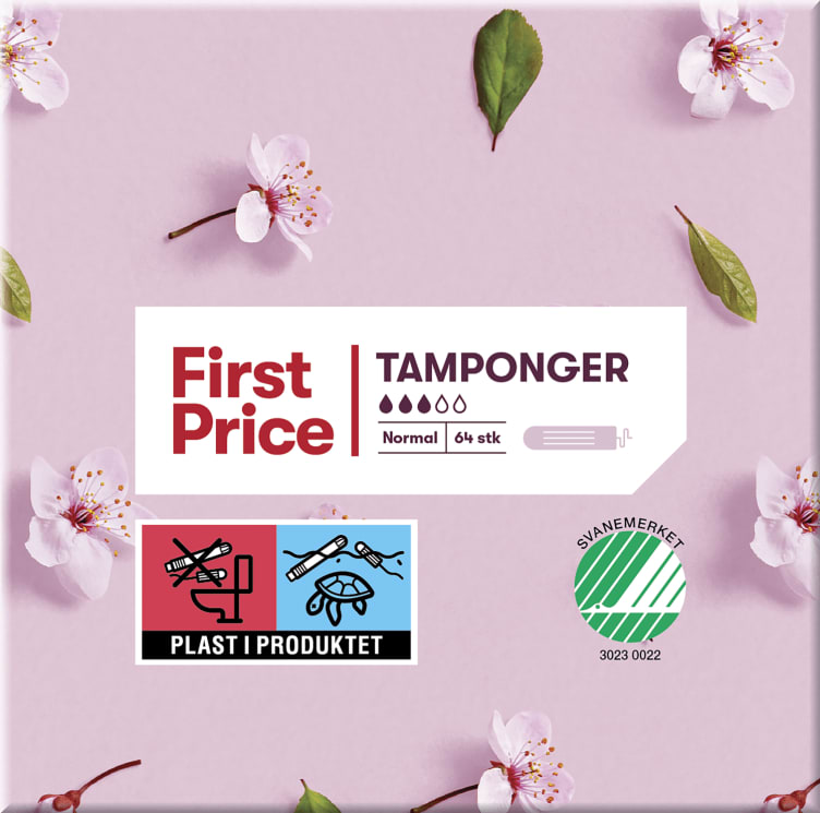 Tamponger Normal 64stk First Price