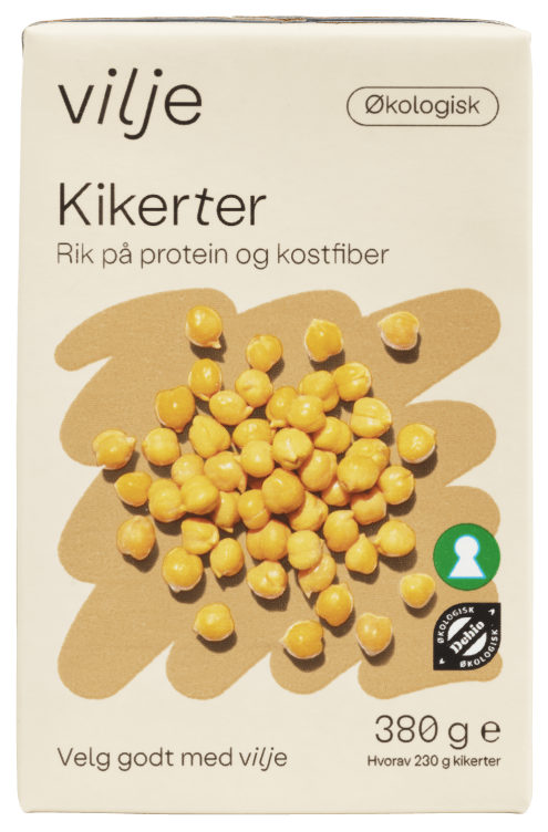 Kikerter Økol. 380g Vilje