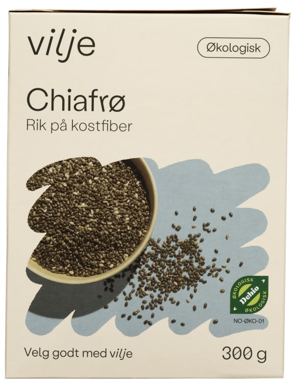 Chiafrø Økologisk 300g Vilje