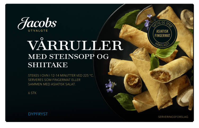 Vårruller Steinsopp&Shitake 180g Jacobs
