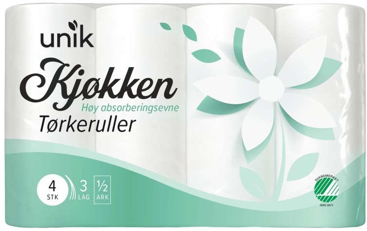 Tørkerull Kjøkken 4rl Unik