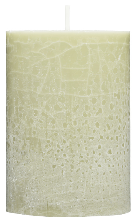 Kubbelys Grønn 100% Stearin 10cm Unik