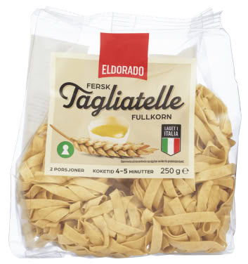 Tagliatelle Fullkorn Fersk 250g Eldorado