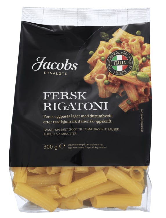 Rigatoni Fersk 300g Jacobs Utvalgte