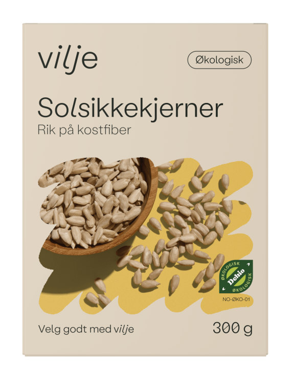 Bilde av Solsikkekjerner Økologisk 300g Vilje