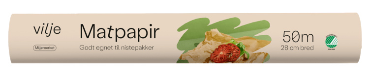 Matpakkepapir 50m Vilje