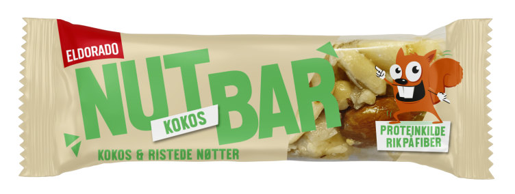 Bilde av Nøttebar Kokos 30g Eldorado