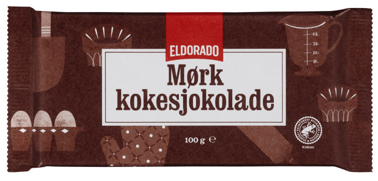 Kokesjokolade Mørk 100g Eldorado