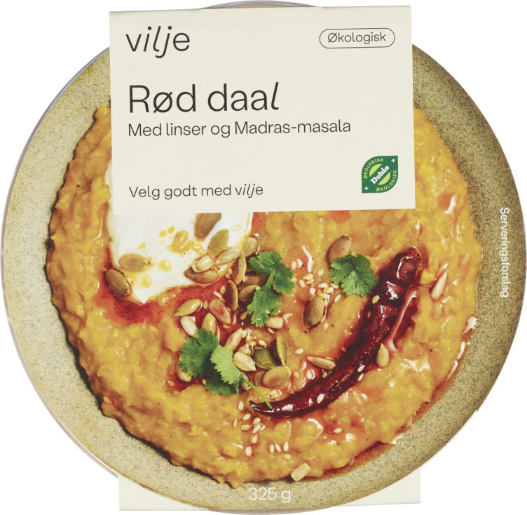 Rød Daal 325g Vilje