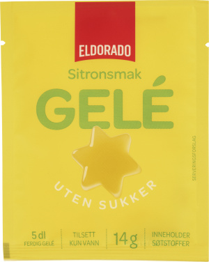 Sitrongele u/Sukker 14g Eldorado