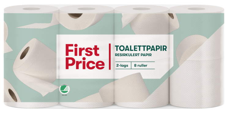 Toalettpapir 8rl First Price