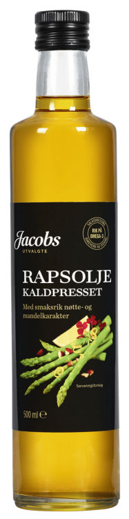 Rapsolje Kaldpresset 0,5l Jacobs Utvalgte