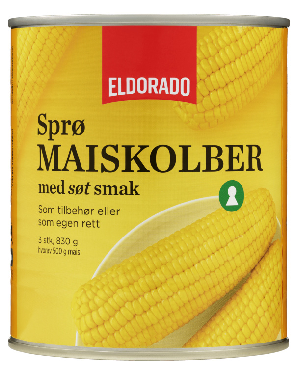 Maiskolber 830g Eldorado