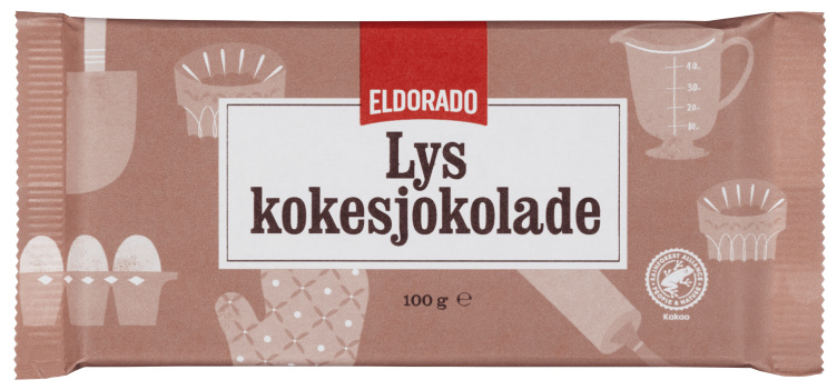 Kokesjokolade Lys 100g Eldorado