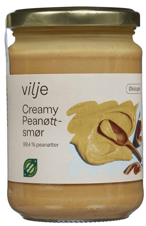 Product Image for Peanøttsmør Creamy Økol.350g Vilje