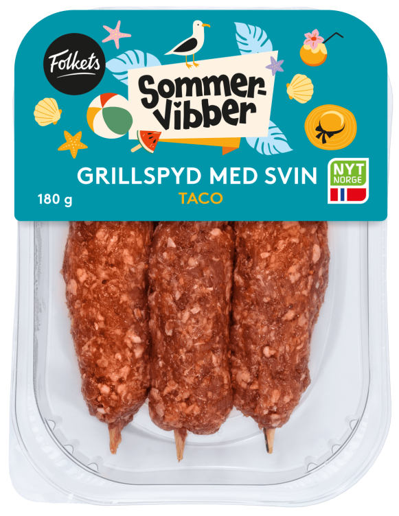 Product Image for Grillspyd Taco 180g Folkets