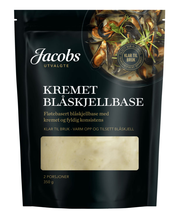 Blåskjellbase Kremet 350g Jacobs Utvalgte