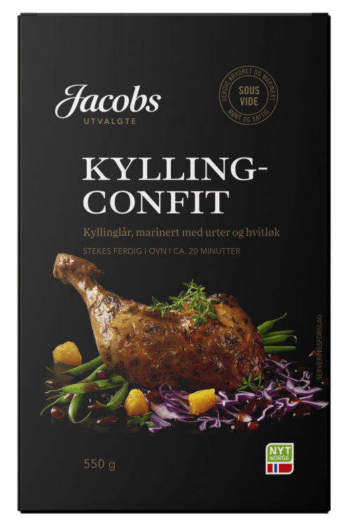 Kylling Confit 550g Jacobs Utvalgte