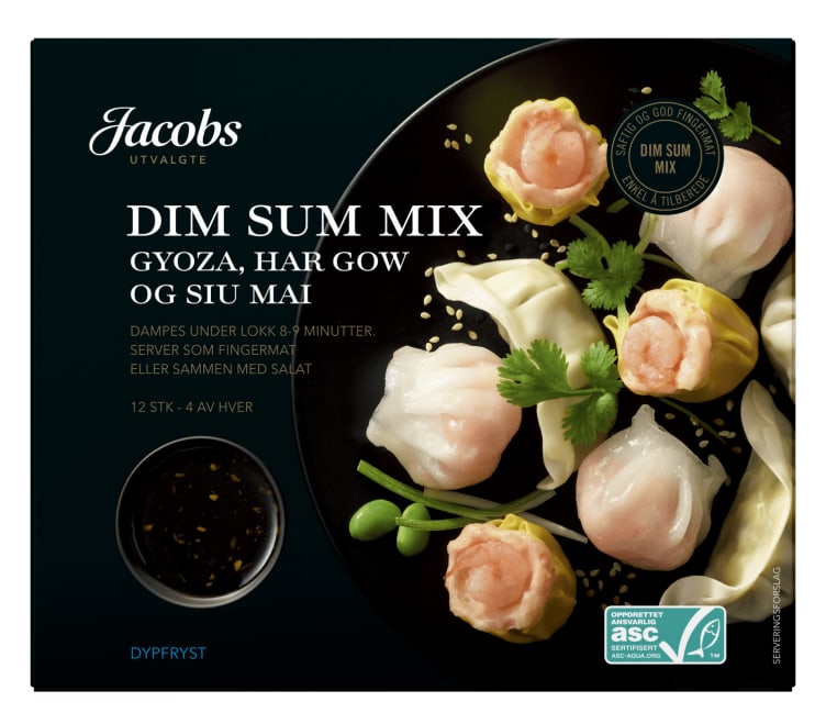 Dim Sum Mix 12stk 340g Jacobs Utvalgte