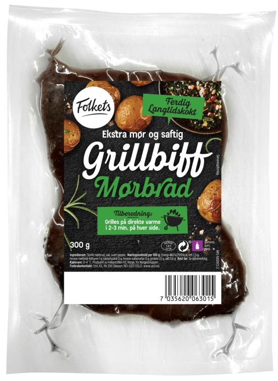 Storfe Grillbiff Sous Vide 300g Folkets