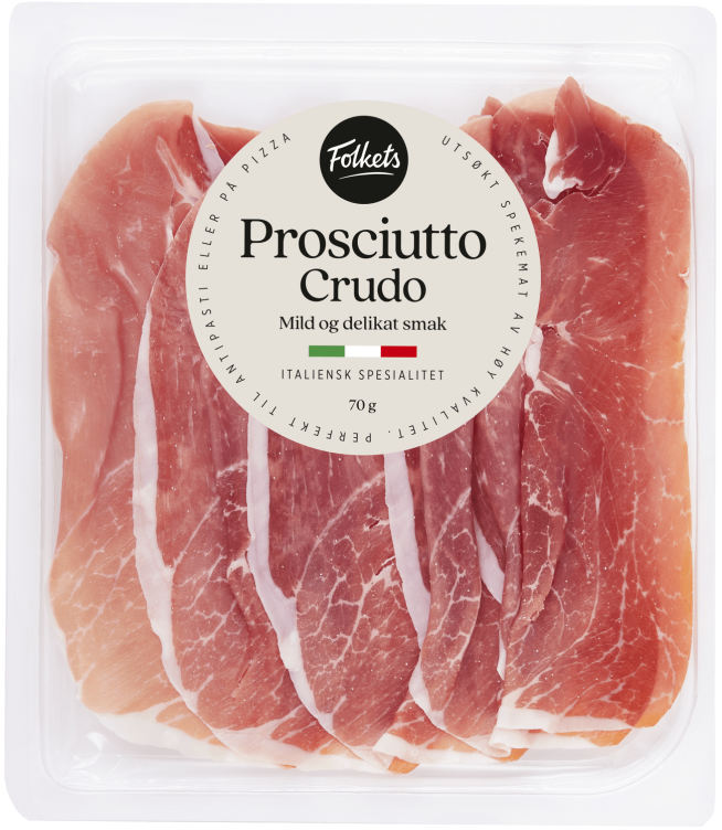 Prosciutto Crudo 70g Folkets