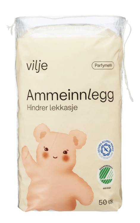 Ammeinnlegg Sensitiv 50stk Vilje