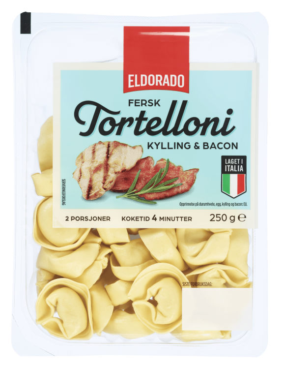 Tortelloni Kylling&Bacon 250g Eldorado