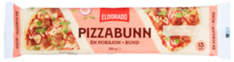 Pizzabunn Rund 280g Eldorado