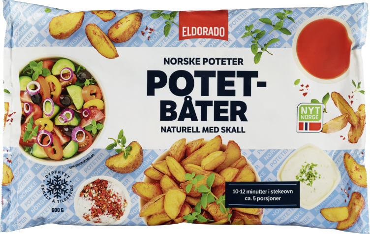 Potetbåter m/Skall Express 600g Eldorado