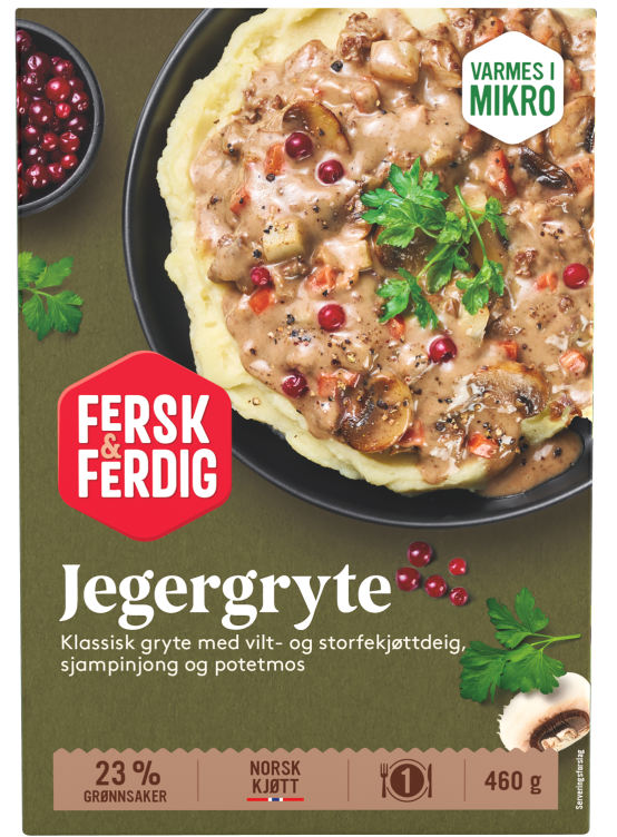 Jegergryte 460g Fersk & Ferdig