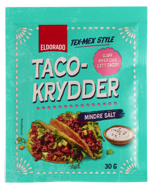 Kjøp Taco Kryddermix. 30g Eldorado hos SPAR - 9,90 kr | SPAR