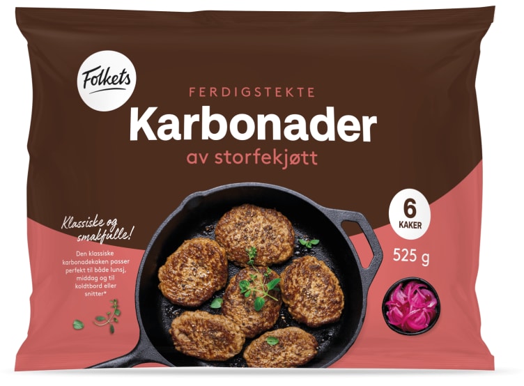 Karbonader 525g Folkets