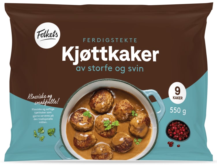 Kjøttkaker 550g Folkets