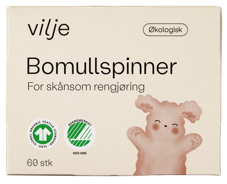 Product Image for Bomullspinner 60stk Øko Fsc Vilje