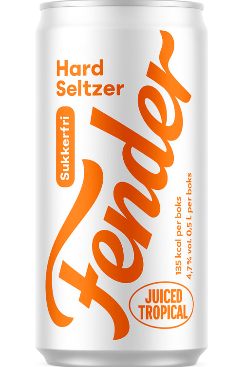 Hard Seltzer Juiced Tropical 0,5l boks Fender