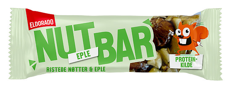 Nutbar Eple 30g Eldorado