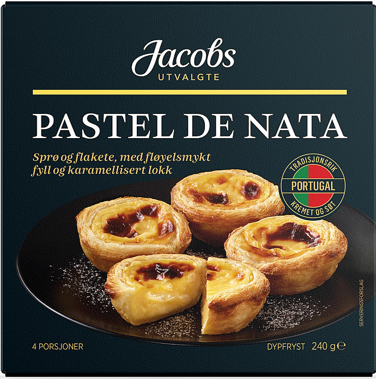 Pastel De Nata 4stk 240g Jacobs Utvalgte